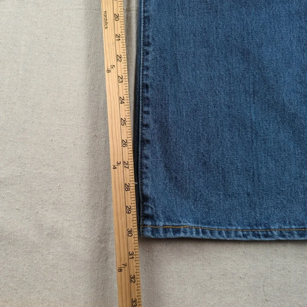 Levis Jeans Mens 42x30 Blue 517‎ Boot Cut Western Cowboy Casual American Classic